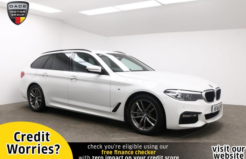 Used 2018 WHITE BMW 5 SERIES for sale in Manchester