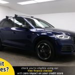 Used 2019 BLUE AUDI Q5 for sale in Manchester