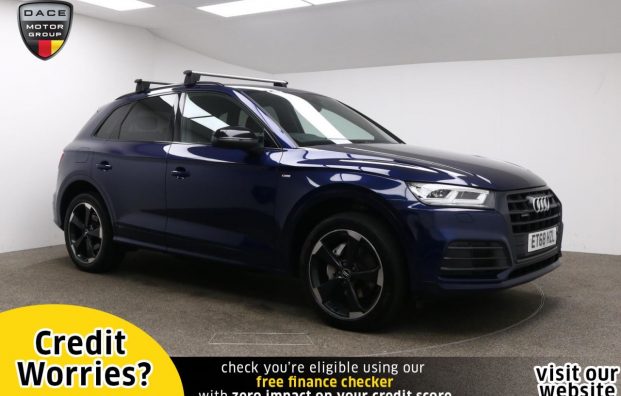 Used 2019 BLUE AUDI Q5 for sale in Manchester