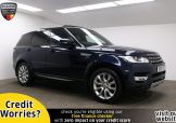 Used 2014 BLUE LAND ROVER RANGE ROVER SPORT for sale in Manchester