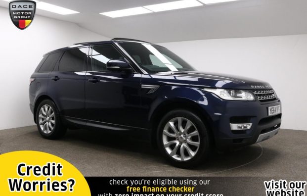 Used 2014 BLUE LAND ROVER RANGE ROVER SPORT for sale in Manchester