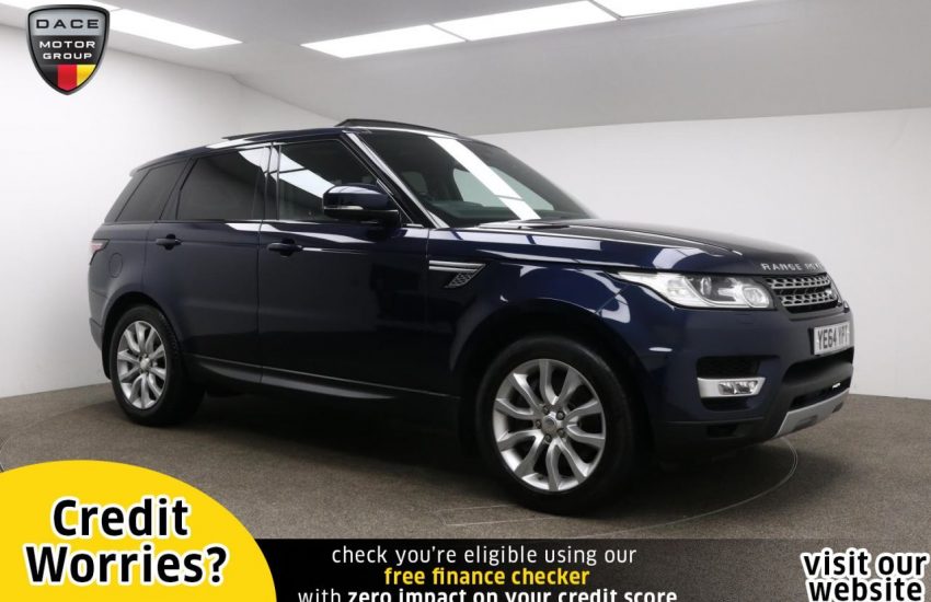 Used 2014 BLUE LAND ROVER RANGE ROVER SPORT for sale in Manchester