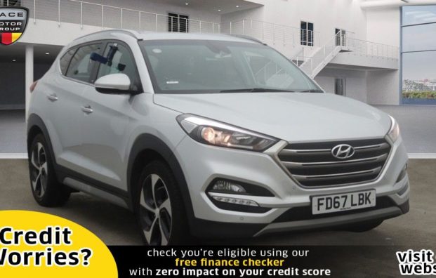 Used 2017 SILVER HYUNDAI TUCSON for sale in Manchester