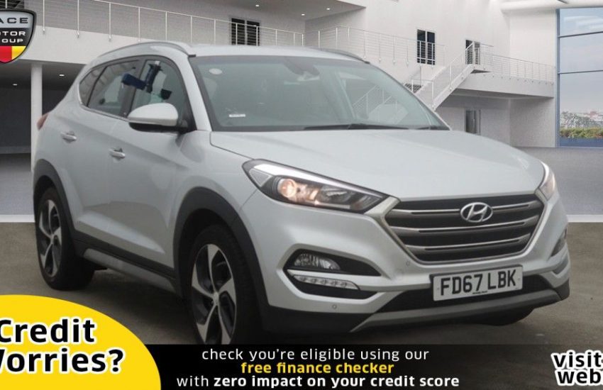 Used 2017 SILVER HYUNDAI TUCSON for sale in Manchester