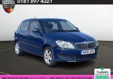 Used 2012 BLUE SKODA FABIA for sale in Manchester