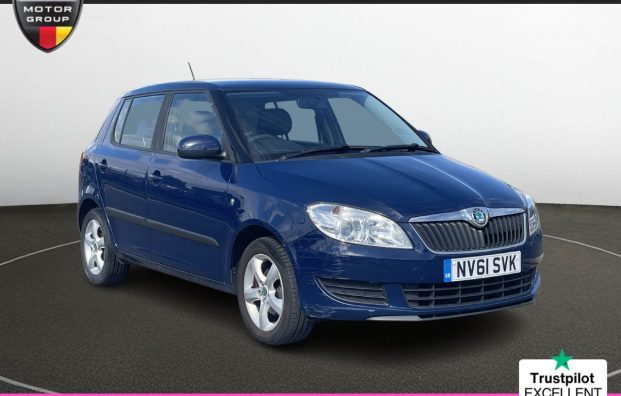 Used 2012 BLUE SKODA FABIA for sale in Manchester