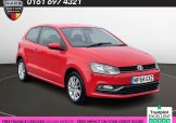Used 2014 RED VOLKSWAGEN POLO for sale in Manchester