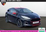 Used 2015 BLACK FORD FIESTA for sale in Manchester