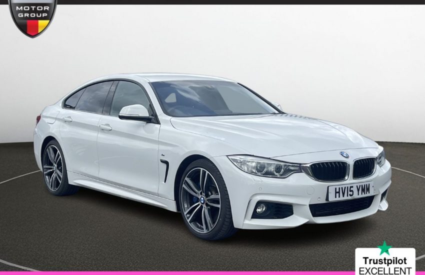 Used 2015 WHITE BMW 4 SERIES GRAN COUPE for sale in Manchester