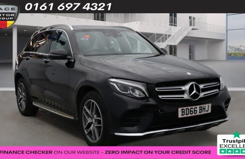 Used 2016 BLACK MERCEDES-BENZ GLC for sale in Manchester