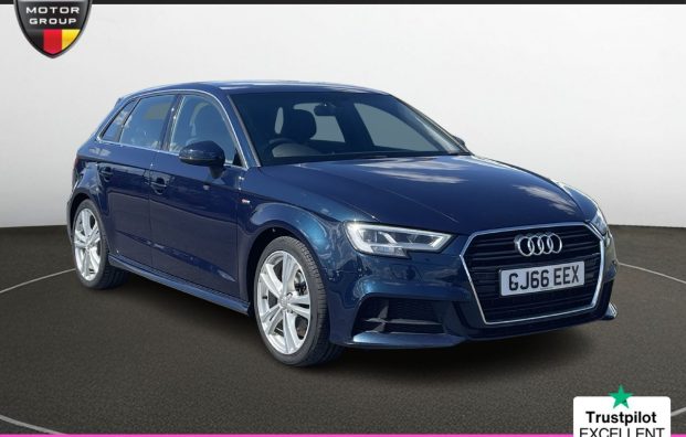 Used 2016 BLUE AUDI A3 for sale in Manchester