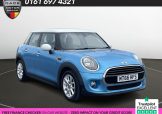 Used 2016 BLUE MINI HATCH for sale in Manchester