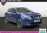 Used 2016 BLUE NISSAN QASHQAI for sale in Manchester