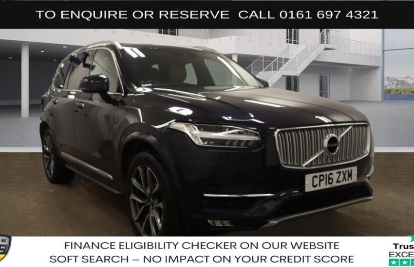 Used 2016 BLUE VOLVO XC90 for sale in Manchester