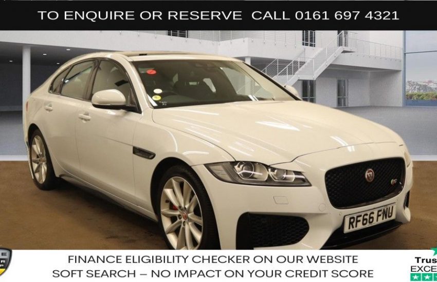 Used 2016 WHITE JAGUAR XF for sale in Manchester