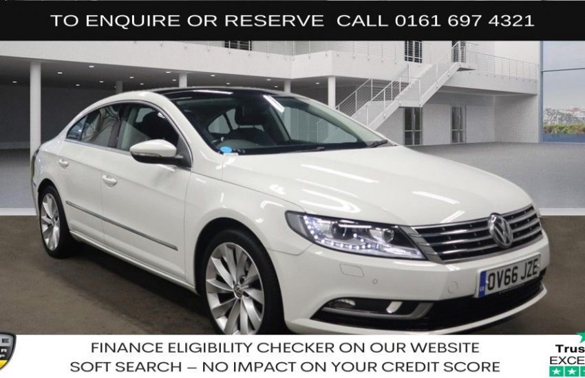 Used 2016 WHITE VOLKSWAGEN CC for sale in Manchester