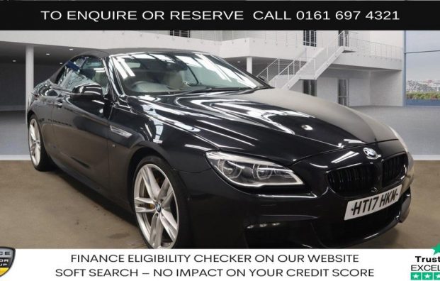Used 2017 BLACK BMW 6 SERIES for sale in Manchester
