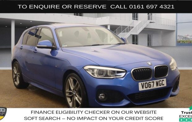 Used 2017 BLUE BMW 1 SERIES for sale in Manchester