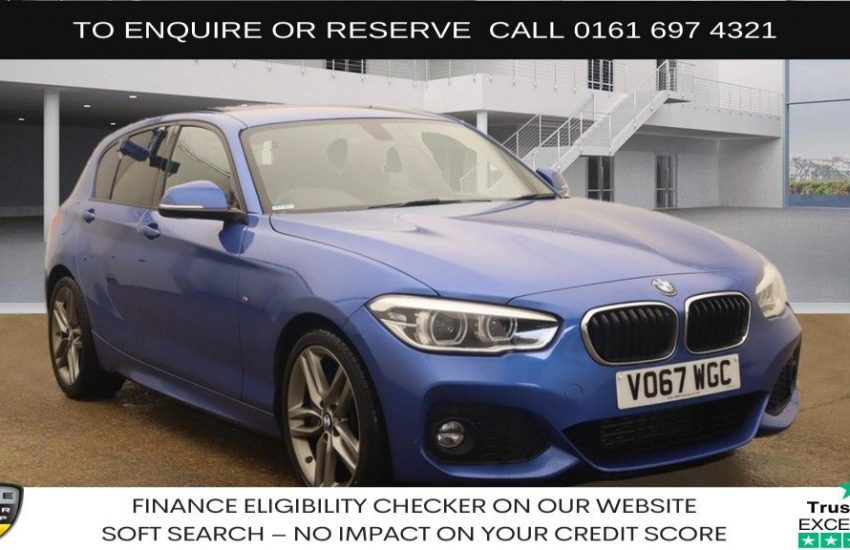 Used 2017 BLUE BMW 1 SERIES for sale in Manchester