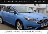 Used 2017 BLUE FORD FOCUS for sale in Manchester