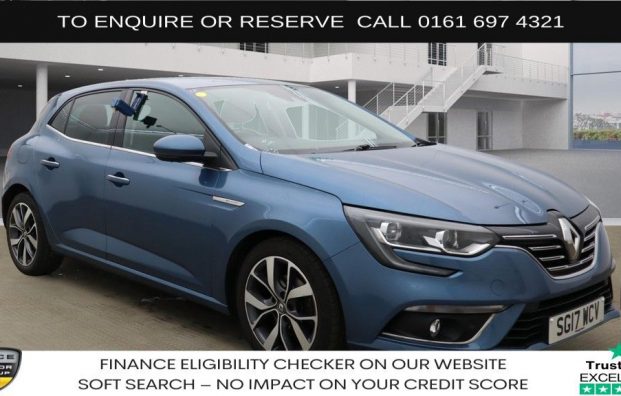 Used 2017 BLUE RENAULT MEGANE for sale in Manchester
