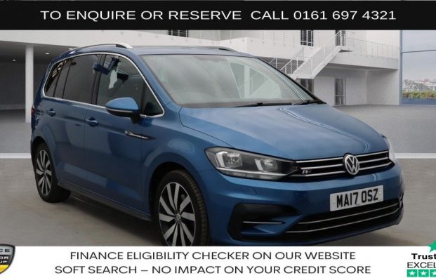 Used 2017 BLUE VOLKSWAGEN TOURAN for sale in Manchester