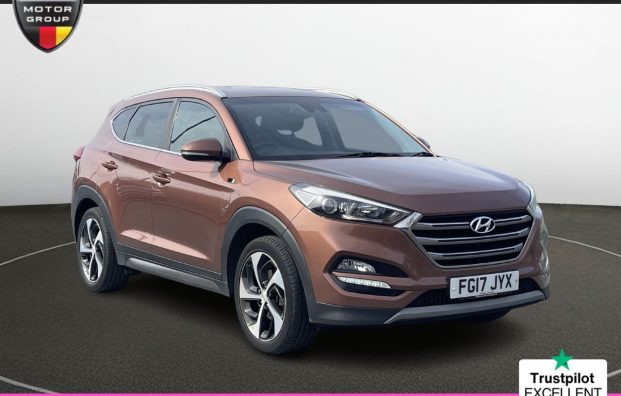 Used 2017 BRONZE HYUNDAI TUCSON for sale in Manchester