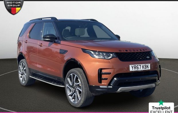 Used 2017 ORANGE LAND ROVER DISCOVERY for sale in Manchester