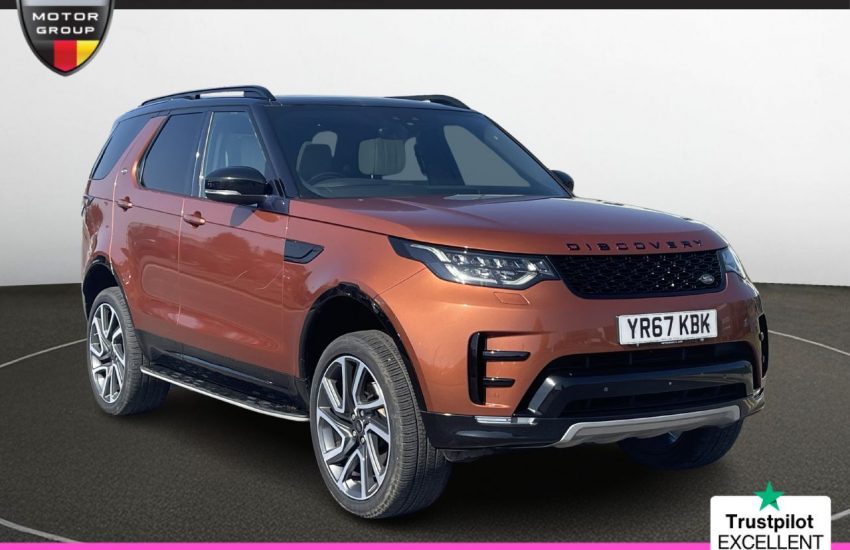 Used 2017 ORANGE LAND ROVER DISCOVERY for sale in Manchester