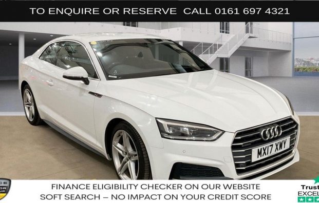 Used 2017 WHITE AUDI A5 for sale in Manchester