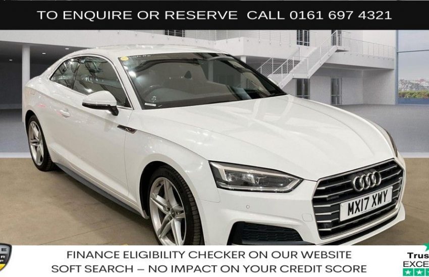 Used 2017 WHITE AUDI A5 for sale in Manchester