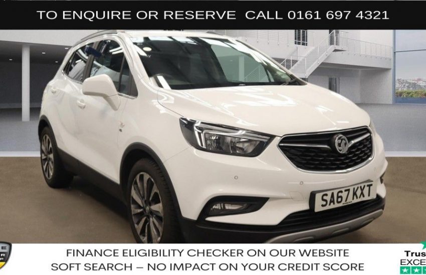 Used 2017 WHITE VAUXHALL MOKKA X for sale in Manchester