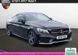 Used 2018 BLACK MERCEDES-BENZ C-CLASS for sale in Manchester