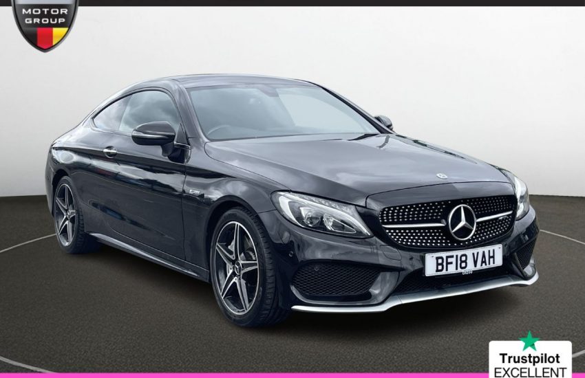 Used 2018 BLACK MERCEDES-BENZ C-CLASS for sale in Manchester