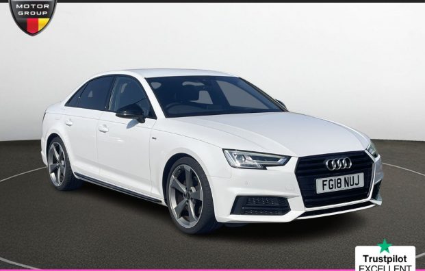 Used 2018 WHITE AUDI A4 for sale in Manchester