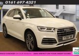 Used 2018 WHITE AUDI Q5 for sale in Manchester