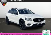Used 2018 WHITE MERCEDES-BENZ GLC for sale in Manchester