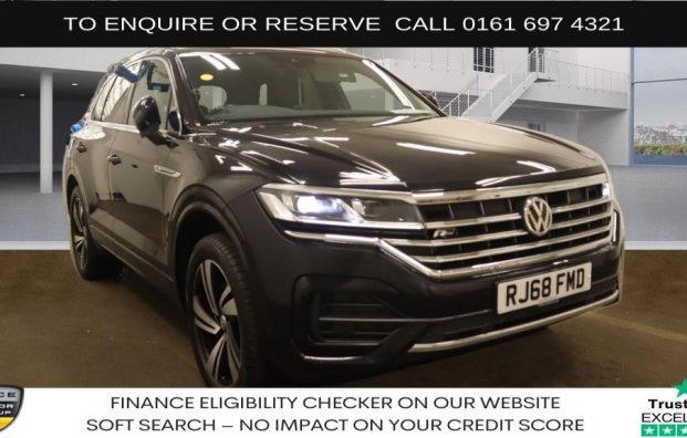 Used 2019 BLACK VOLKSWAGEN TOUAREG for sale in Manchester