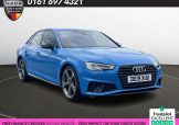 Used 2019 BLUE AUDI A4 for sale in Manchester
