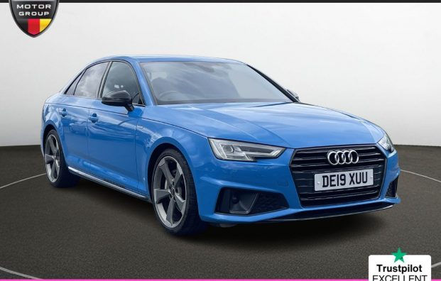 Used 2019 BLUE AUDI A4 for sale in Manchester