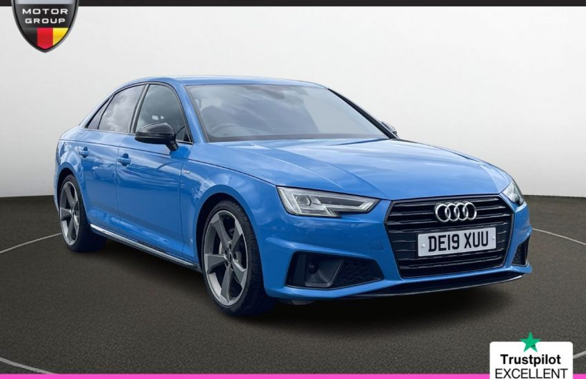 Used 2019 BLUE AUDI A4 for sale in Manchester