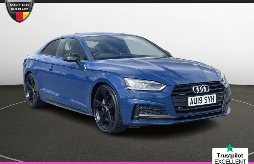 Used 2019 BLUE AUDI A5 for sale in Manchester