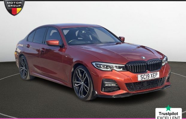 Used 2019 ORANGE BMW 3 SERIES for sale in Manchester