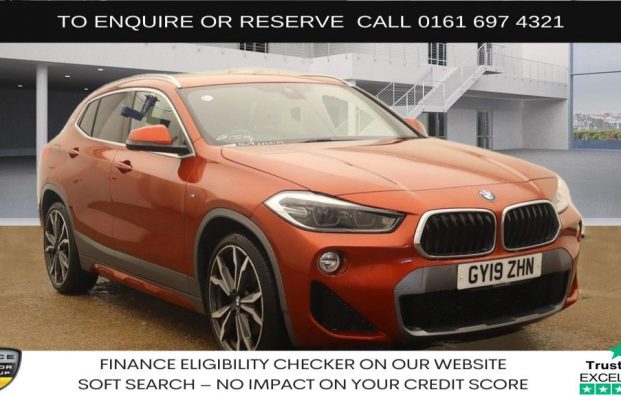 Used 2019 ORANGE BMW X2 for sale in Manchester