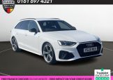 Used 2020 WHITE AUDI A4 AVANT for sale in Manchester