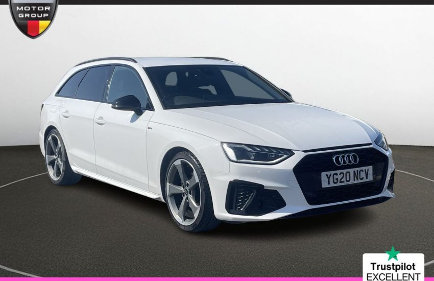 Used 2020 WHITE AUDI A4 AVANT for sale in Manchester
