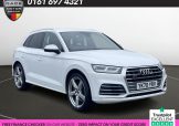Used 2020 WHITE AUDI SQ5 for sale in Manchester