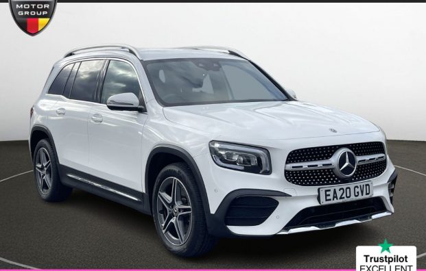 Used 2020 WHITE MERCEDES-BENZ GLB for sale in Manchester
