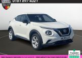 Used 2020 WHITE NISSAN JUKE for sale in Manchester