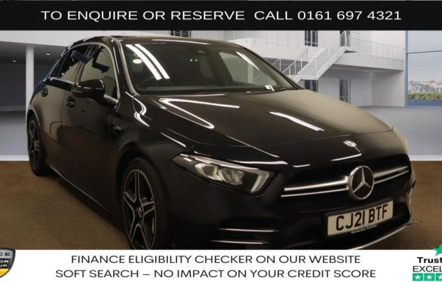 Used 2021 BLACK MERCEDES-BENZ A-CLASS for sale in Manchester